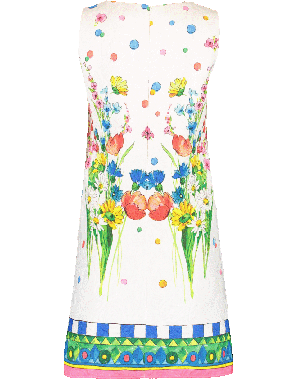 BLUGIRL-Print Jacquard Shift Dress-