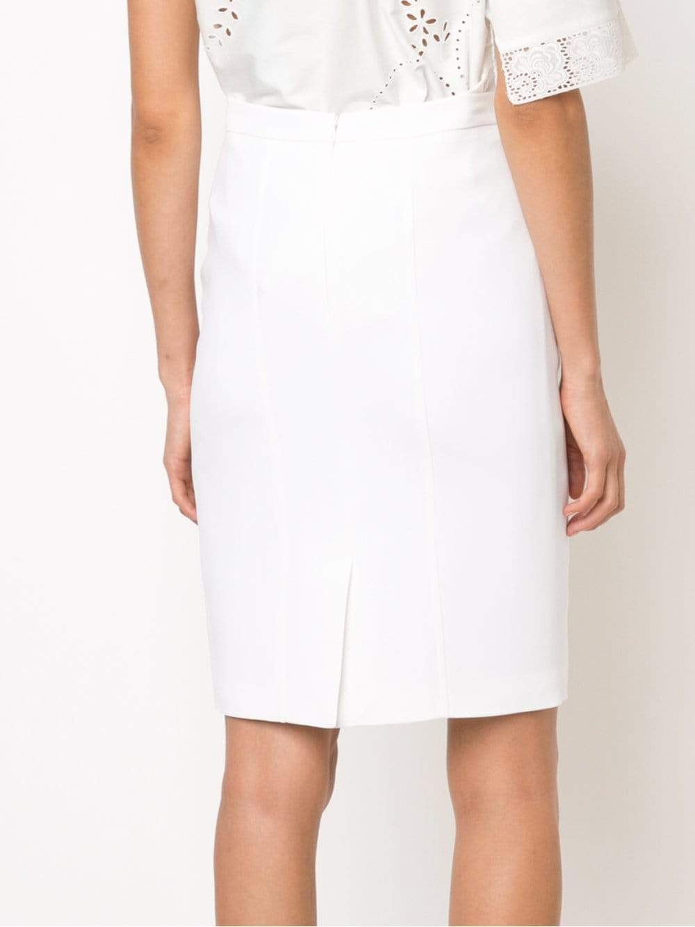 BLUMARINE-Seamed Pencil Skirt-