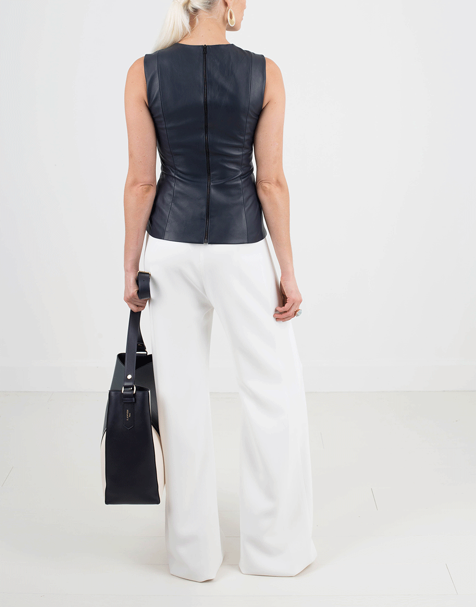 BRANDON MAXWELL-Wide Leg Trouser-