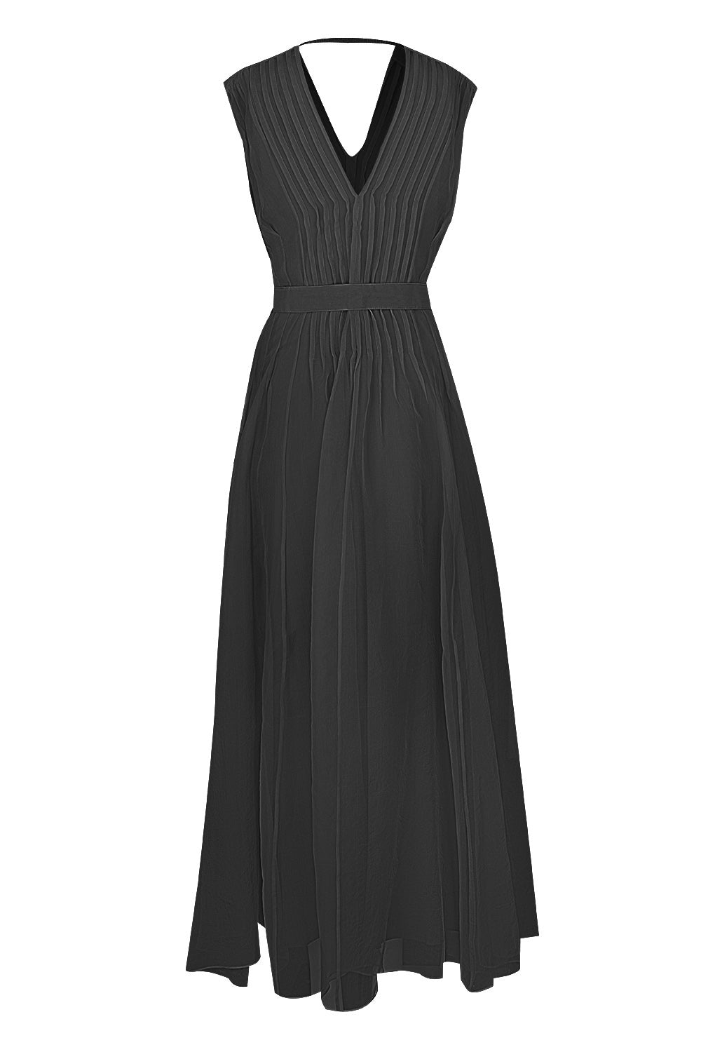 Volume Dress - Charcoal-CHARCOAL-XL-CLOTHINGDRESSCASUAL-BRUNELLO CUCINELLI