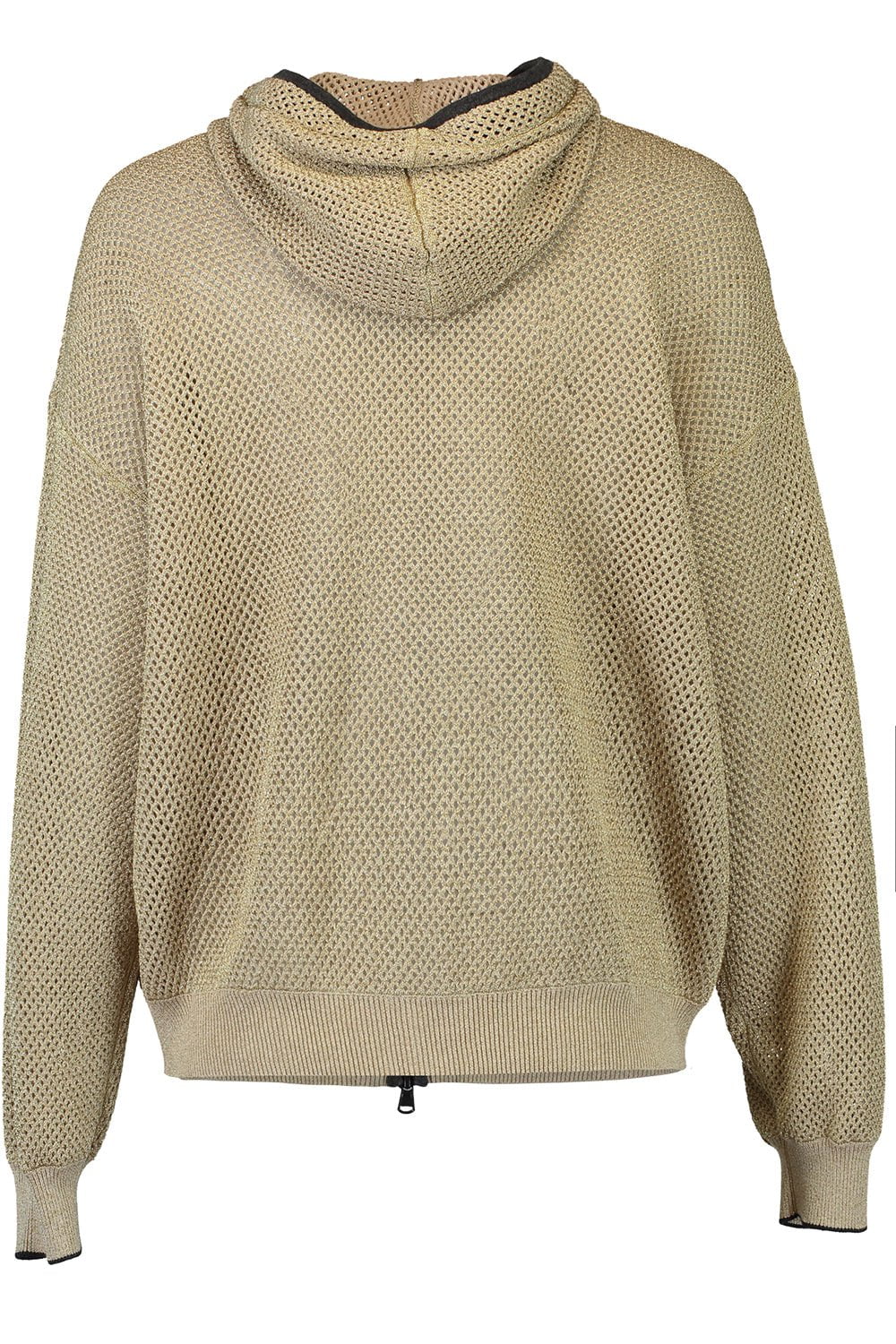 BRUNELLO CUCINELLI-Lurex Zip Front Jacket-