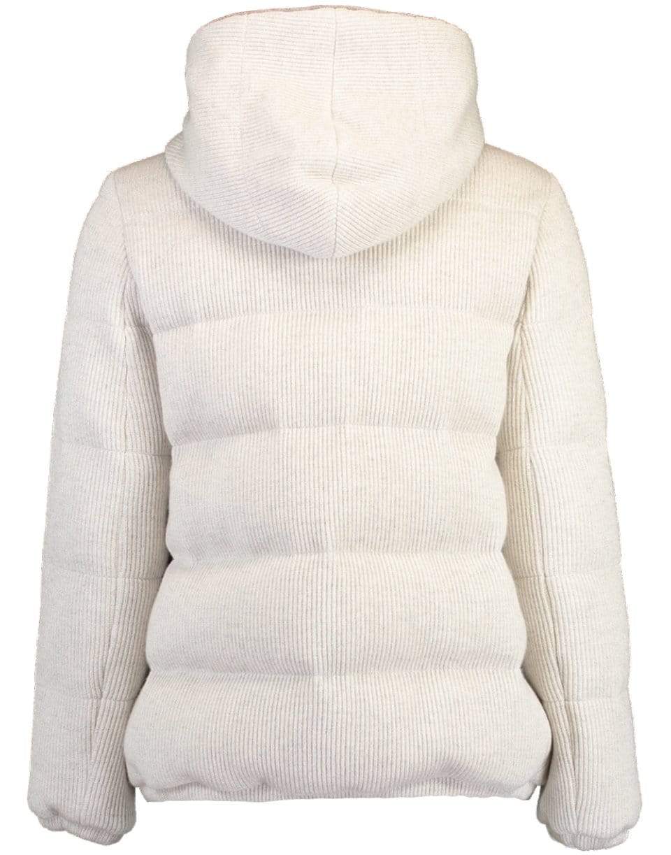 BRUNELLO CUCINELLI-Ribbed Goose Down Padded Jacket-