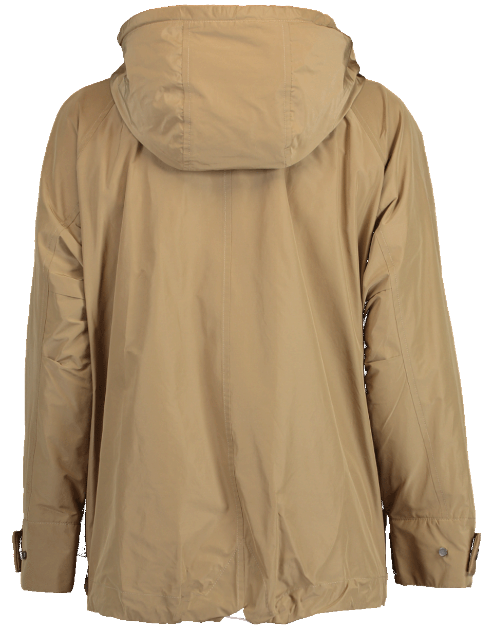 BRUNELLO CUCINELLI-Short Hooded Taffeta Jacket-