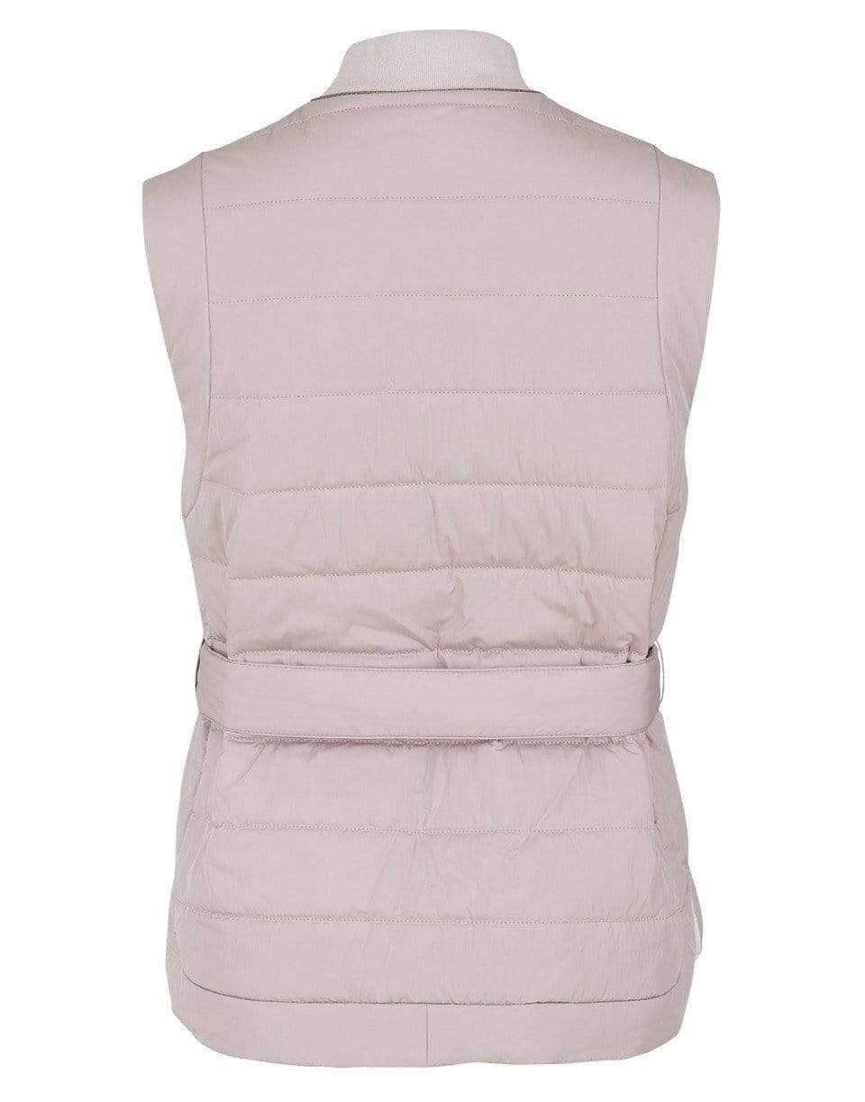 BRUNELLO CUCINELLI-Reversible Quilted Taffeta Vest-