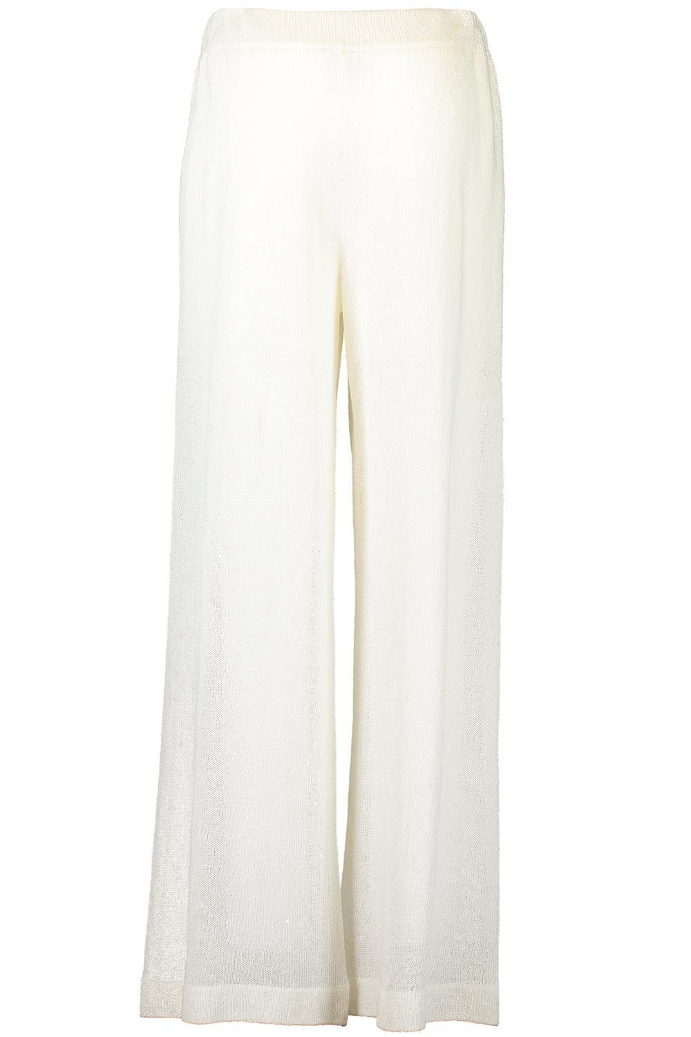 Silk Inlay Pants-WHITE-XS-CLOTHINGPANTCASUAL-BRUNELLO CUCINELLI