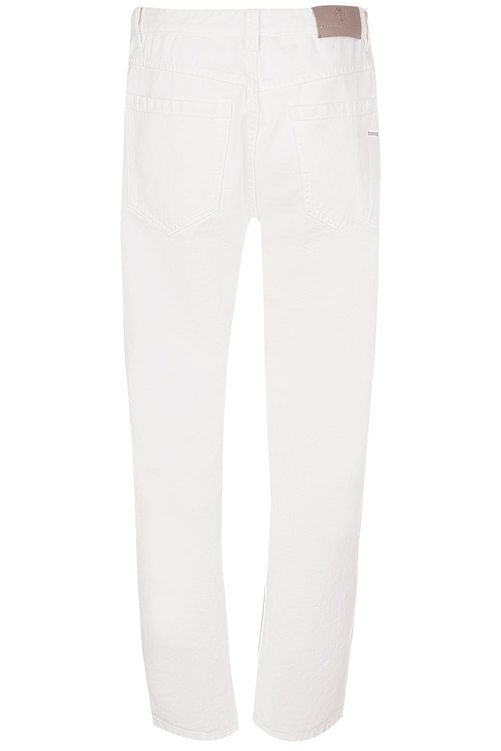 BRUNELLO CUCINELLI-Stretch Monili Trim Trouser-
