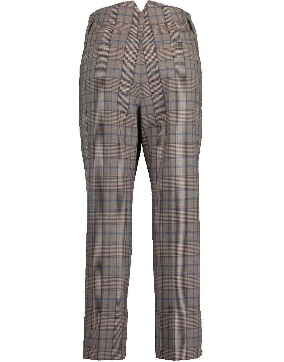 BRUNELLO CUCINELLI-Double Cuff Zip Front Pant-