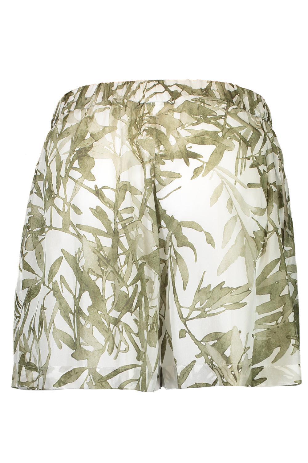 Herbarium Printed Shorts-PANAVERD-S-CLOTHINGPANTSHORT-BRUNELLO CUCINELLI