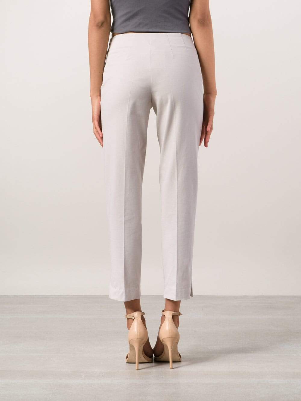 BRUNELLO CUCINELLI-Brush Cotton Side Zip Pant-