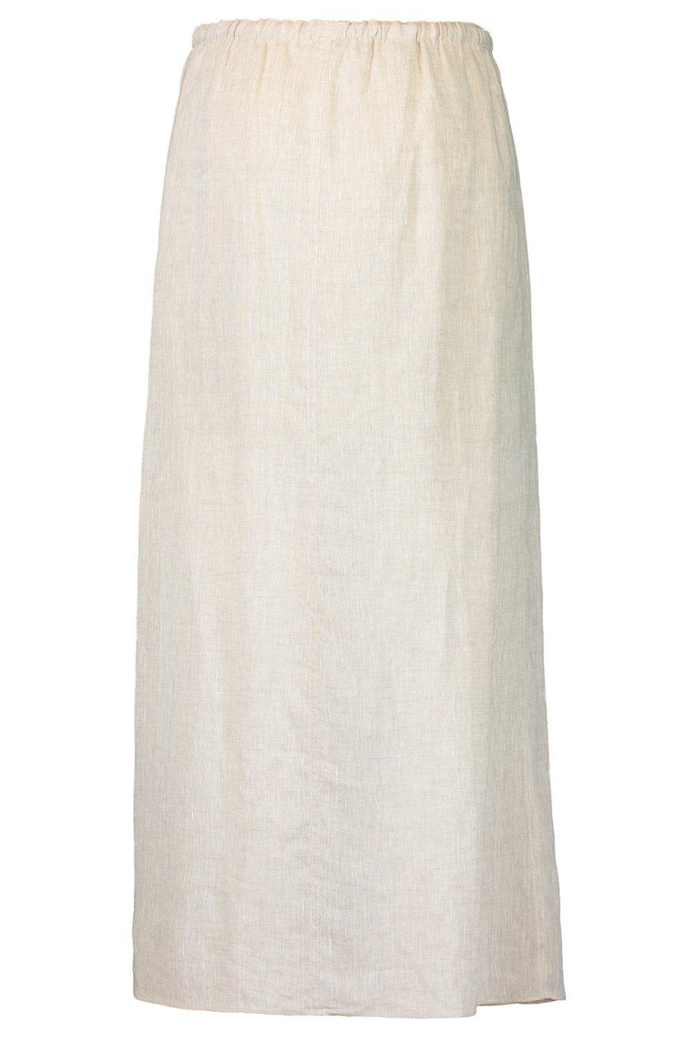 Fluid Skirt-JUTE-38-CLOTHINGSKIRTMAXI-BRUNELLO CUCINELLI