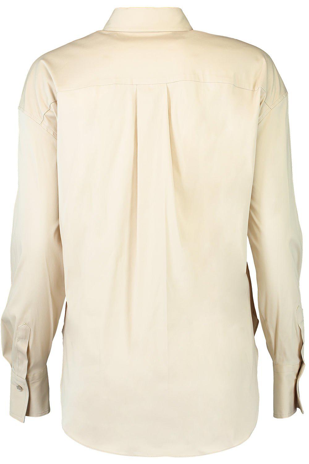 BRUNELLO CUCINELLI-Long Sleeve Monili Tab Shirt-