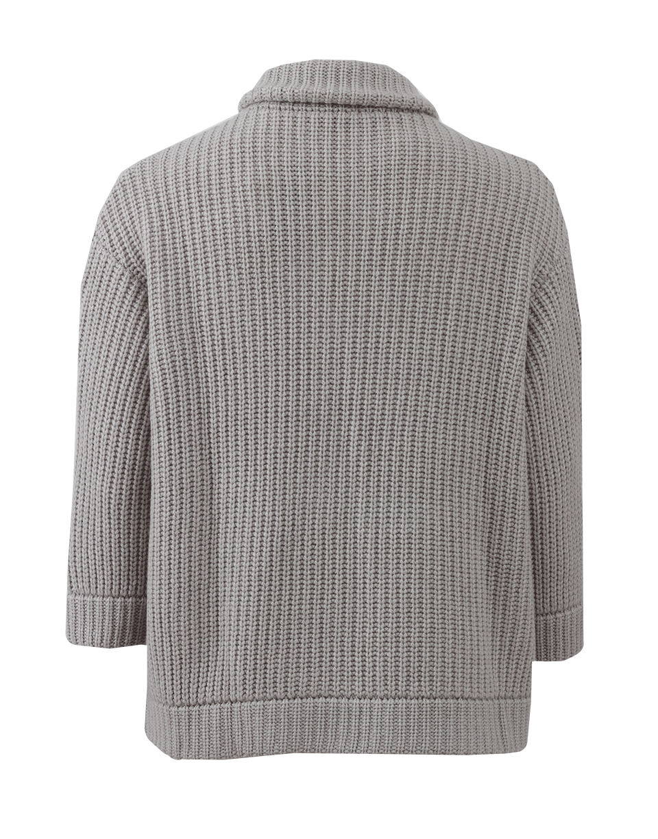 BRUNELLO CUCINELLI-Zip Shawl Collar Cardigan-