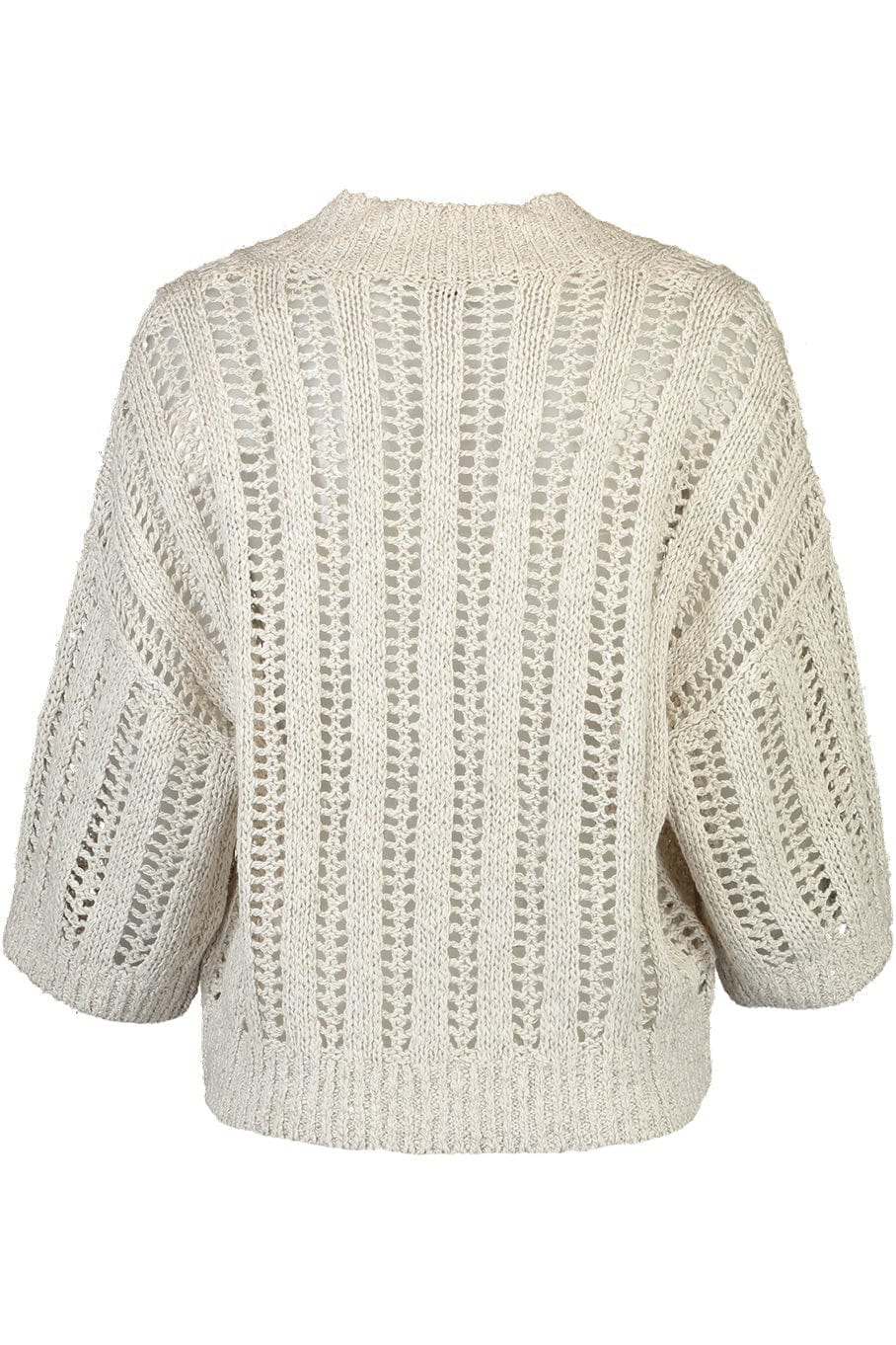BRUNELLO CUCINELLI-Open Knit Cardigan-