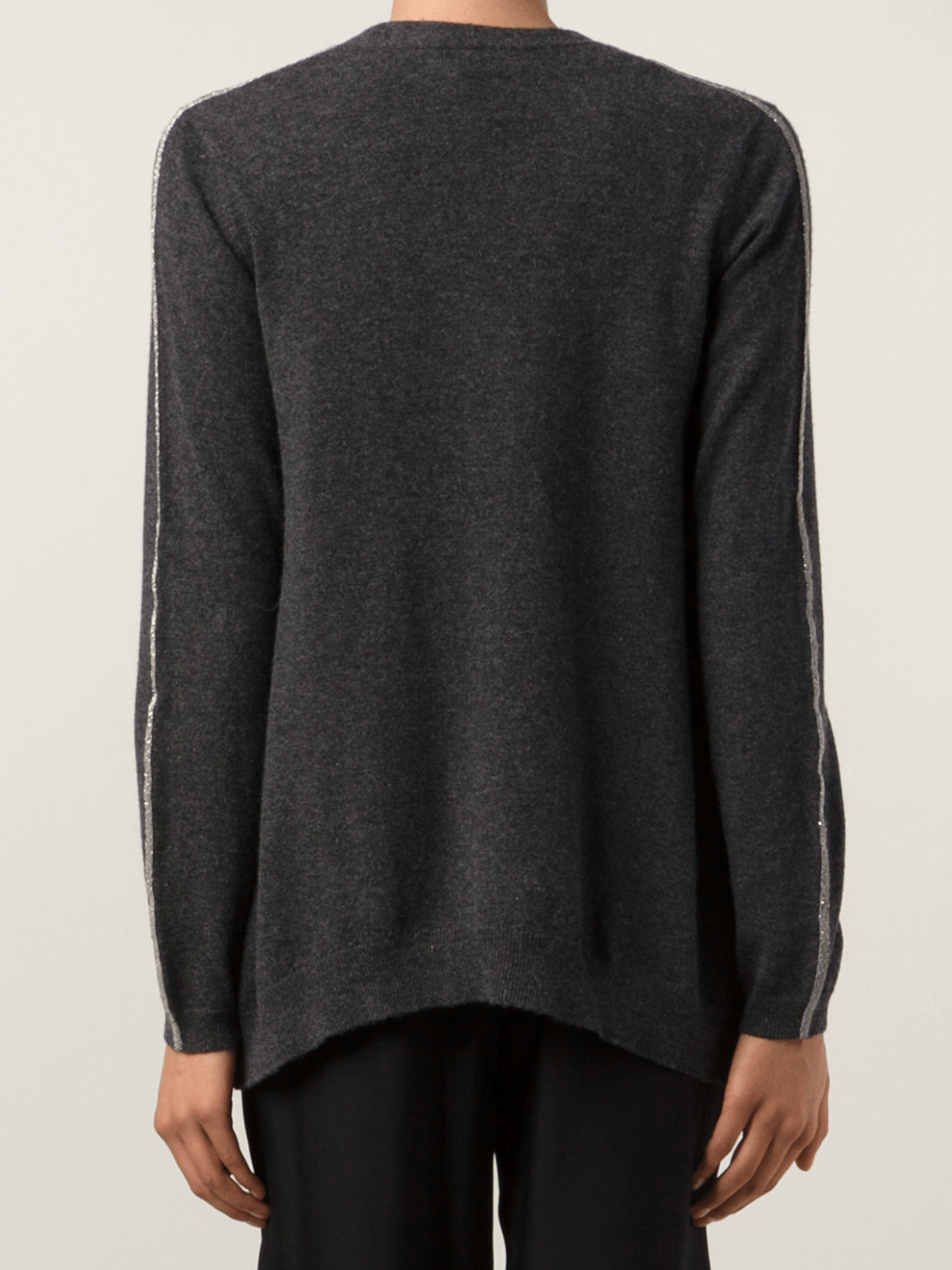 BRUNELLO CUCINELLI-Monili Stripe Egg Cardigan-