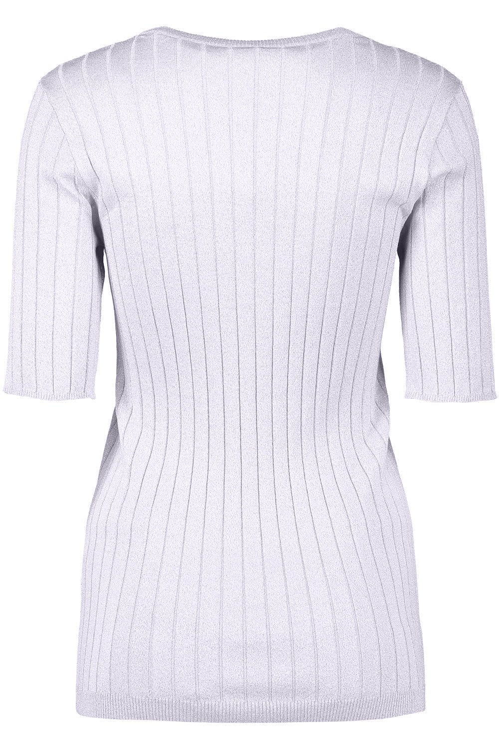 BRUNELLO CUCINELLI-Short Sleeve Lurex Top-