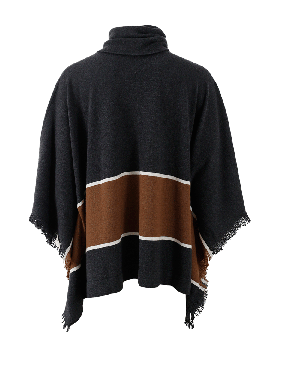 BRUNELLO CUCINELLI-Color Block Poncho-