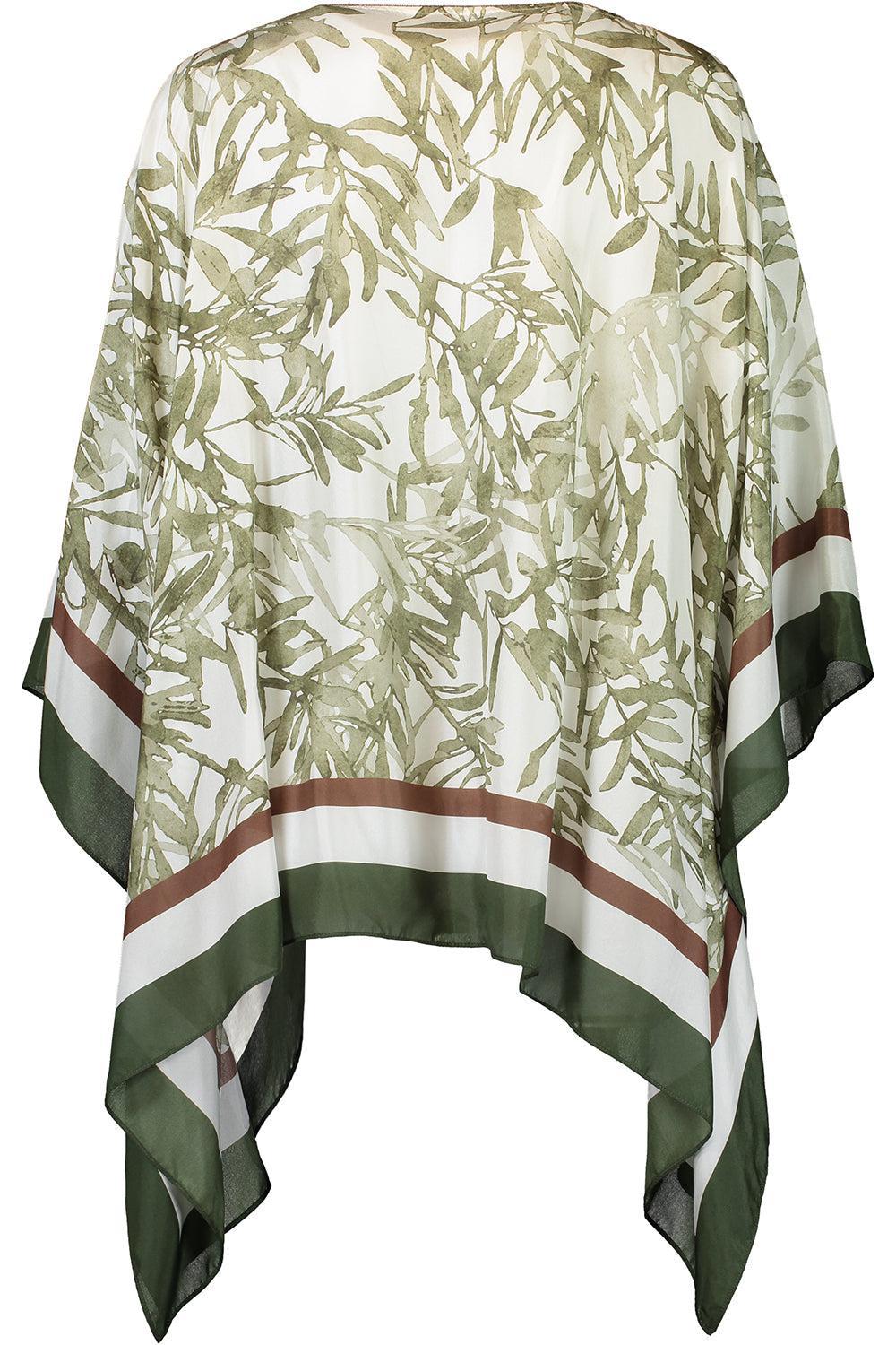 Herbarium Printed Poncho-WHMATCHA-XS-CLOTHINGTOPPONCHO-BRUNELLO CUCINELLI
