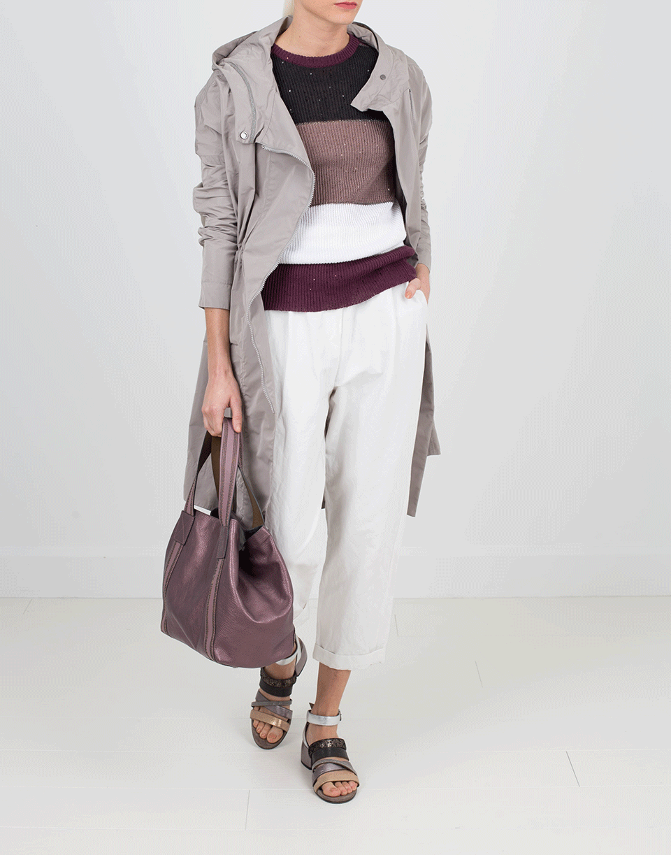 BRUNELLO CUCINELLI-Multi Stripe Pullover-