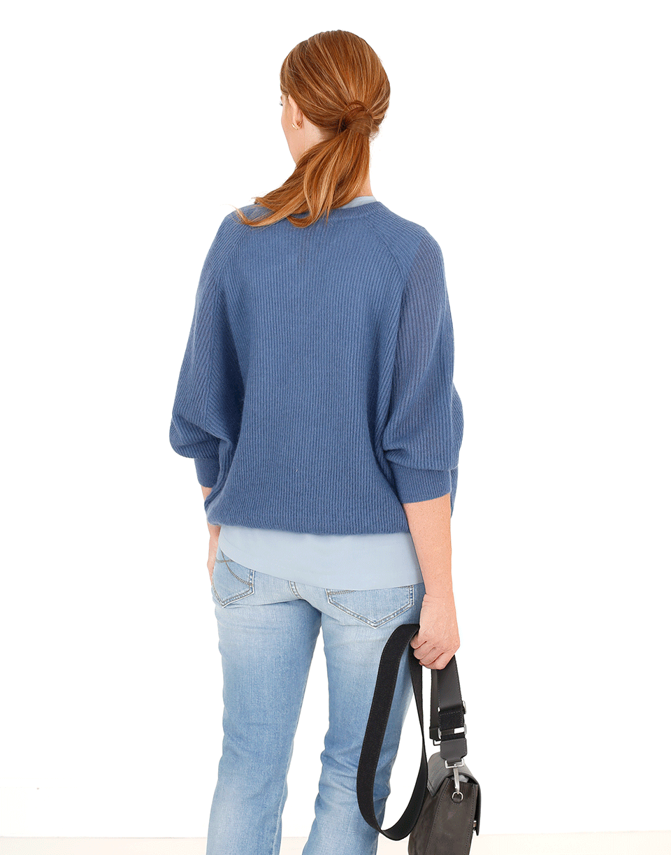 BRUNELLO CUCINELLI-English Ribbed Sweater-