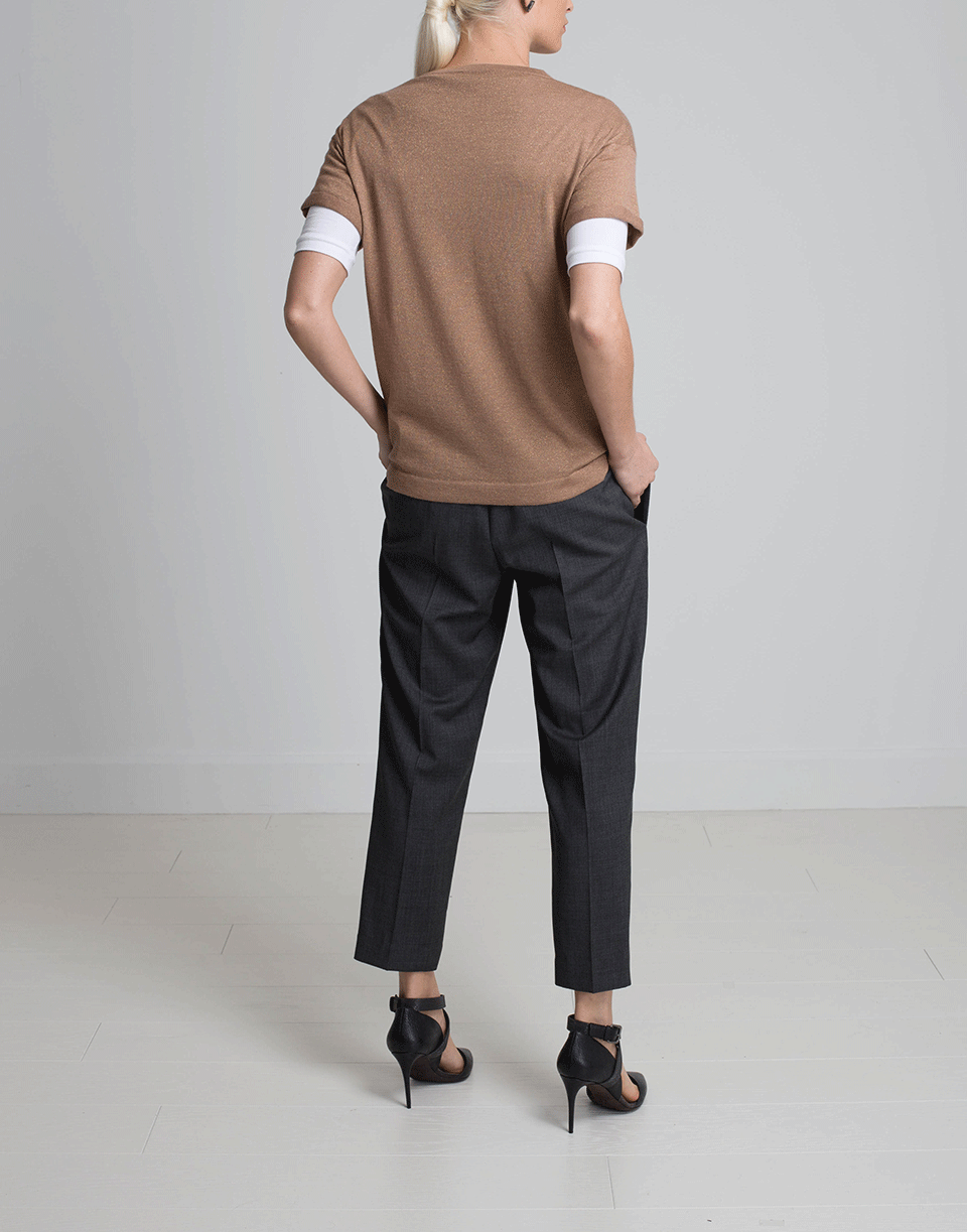 BRUNELLO CUCINELLI-Fox Lurex Pullover-