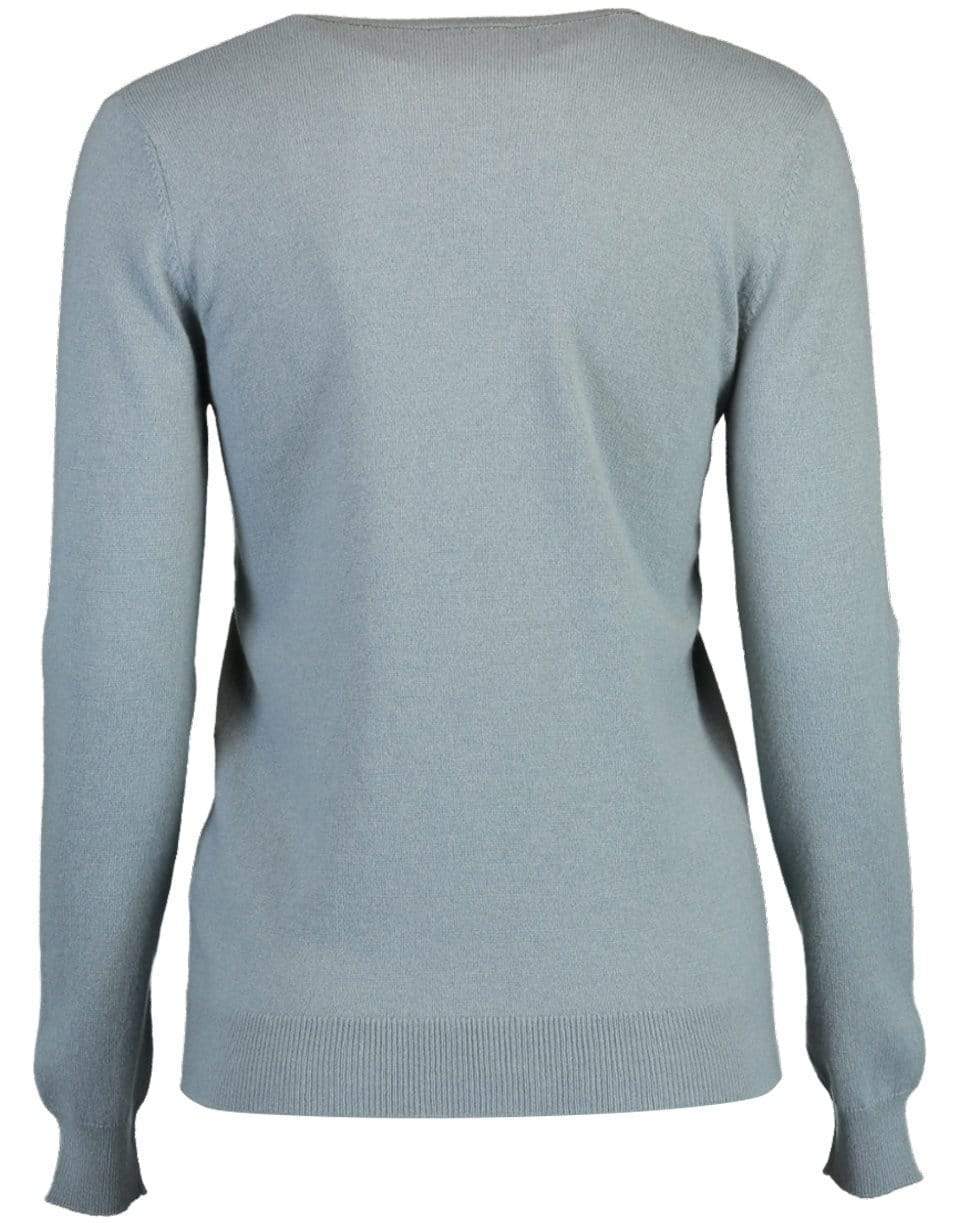 BRUNELLO CUCINELLI-Cashmere Basic V-Neck Top-