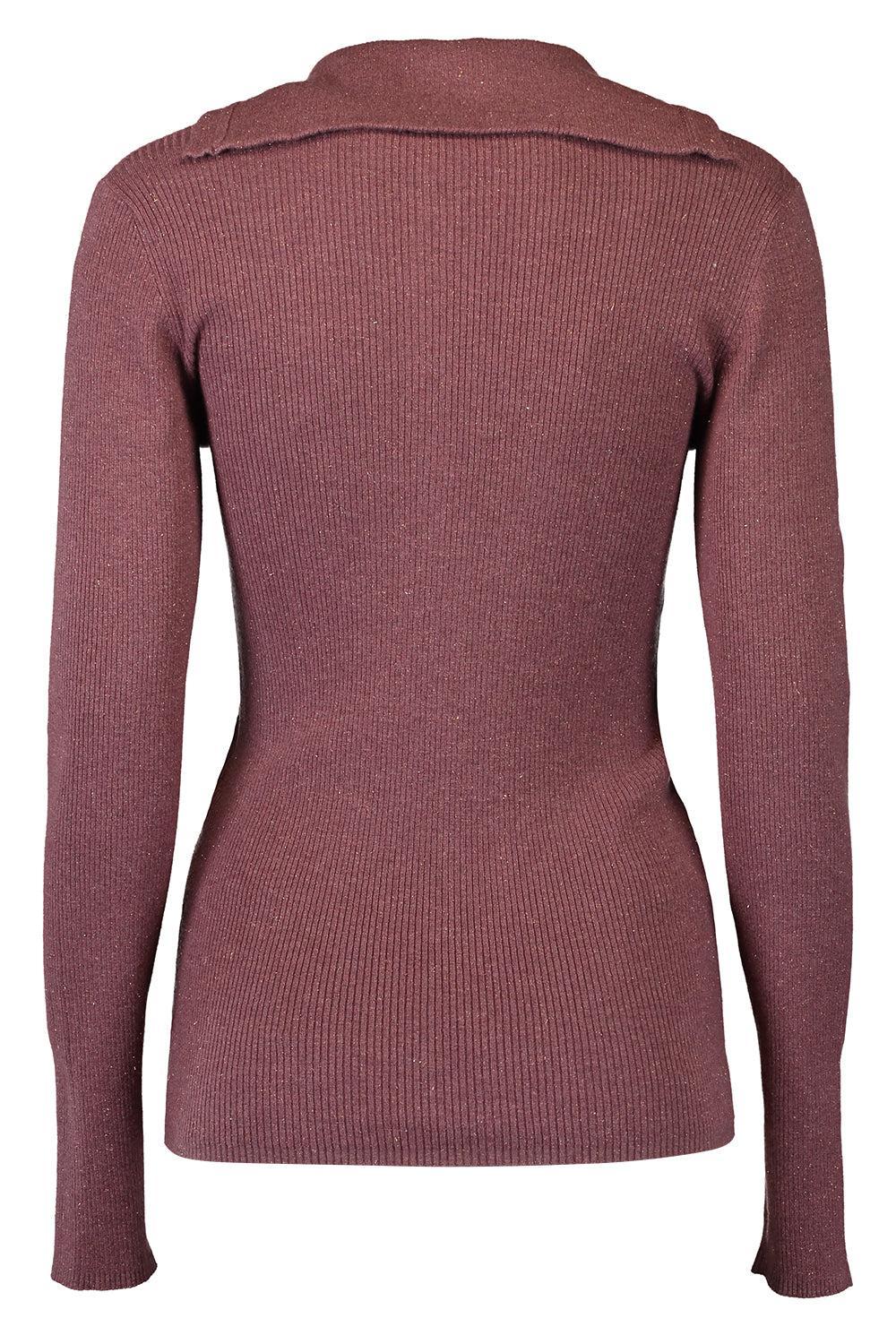 Lurex Sweater-MAUVE-XS-CLOTHINGTOPSWEATER-BRUNELLO CUCINELLI