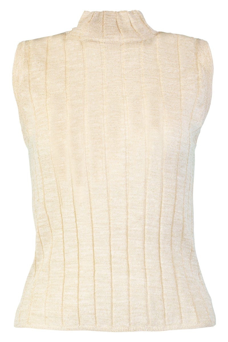 BRUNELLO CUCINELLI-Sleeveless Turtleneck-