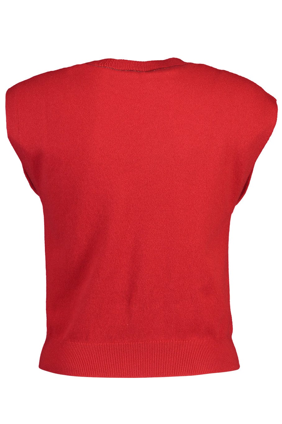 BRUNELLO CUCINELLI-Cashmere Cap Sleeve Pullover-