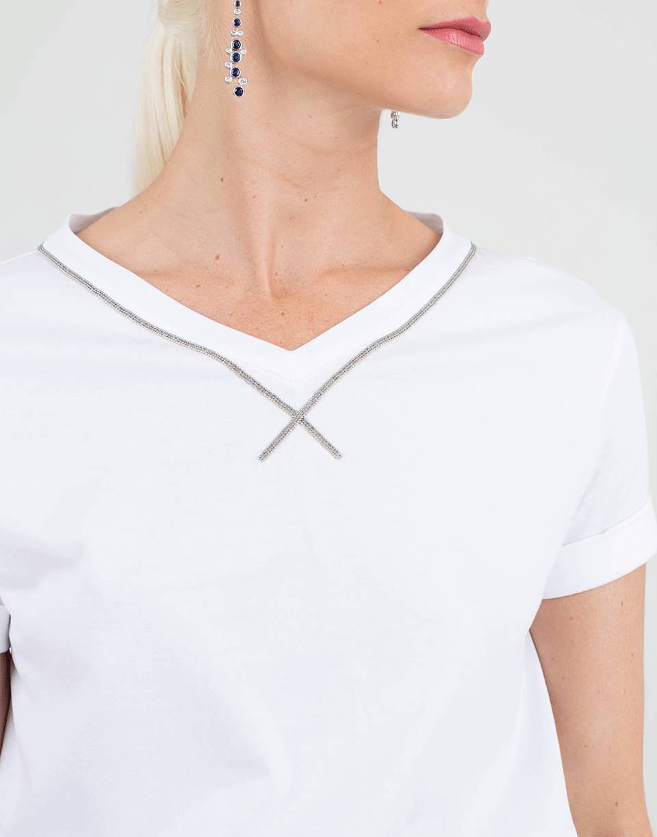 BRUNELLO CUCINELLI-Flat Tee-