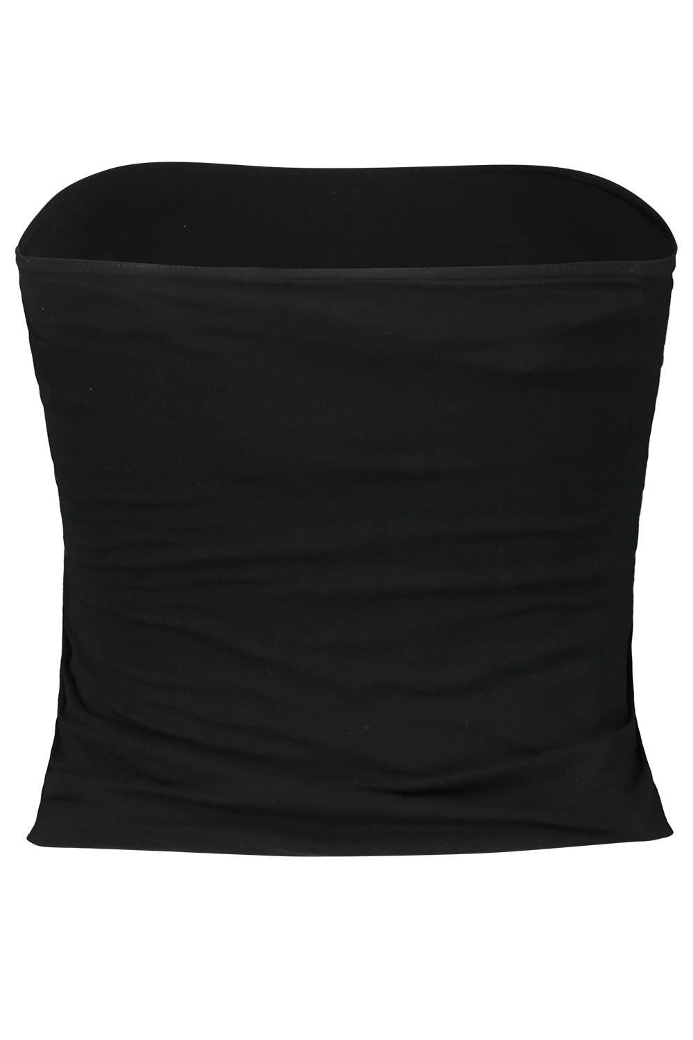 Tube Top-BLACK-S-CLOTHINGTOPTANK-BRUNELLO CUCINELLI