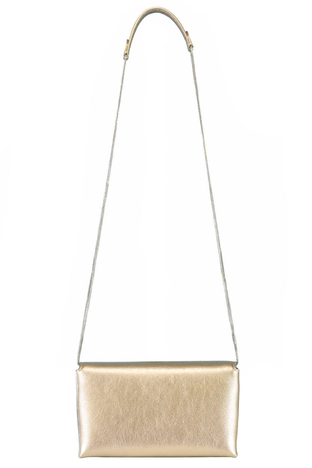 BRUNELLO CUCINELLI-Metallic Crossbody-PEARL