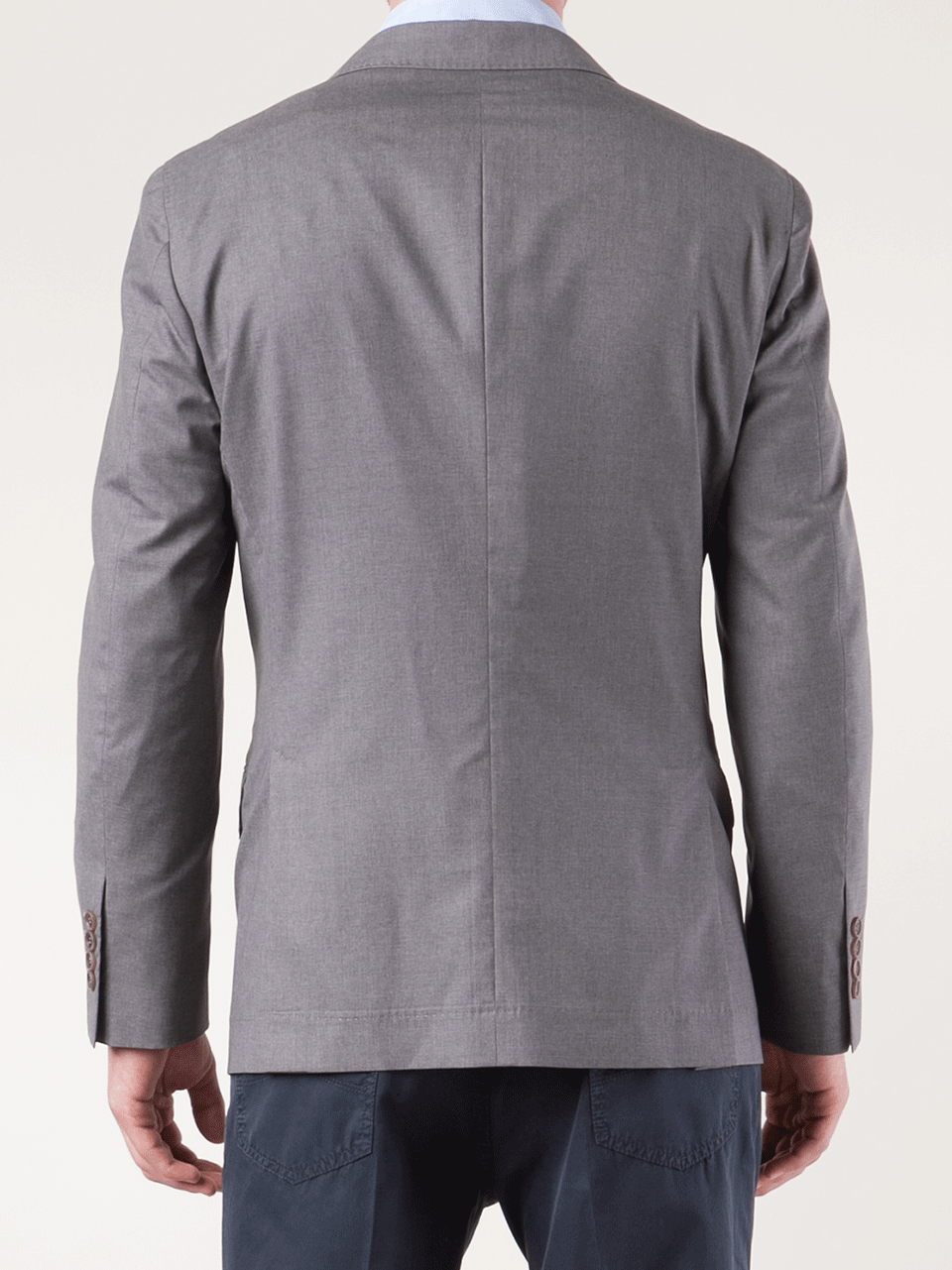 BRUNELLO CUCINELLI-Navy Travel Blazer-