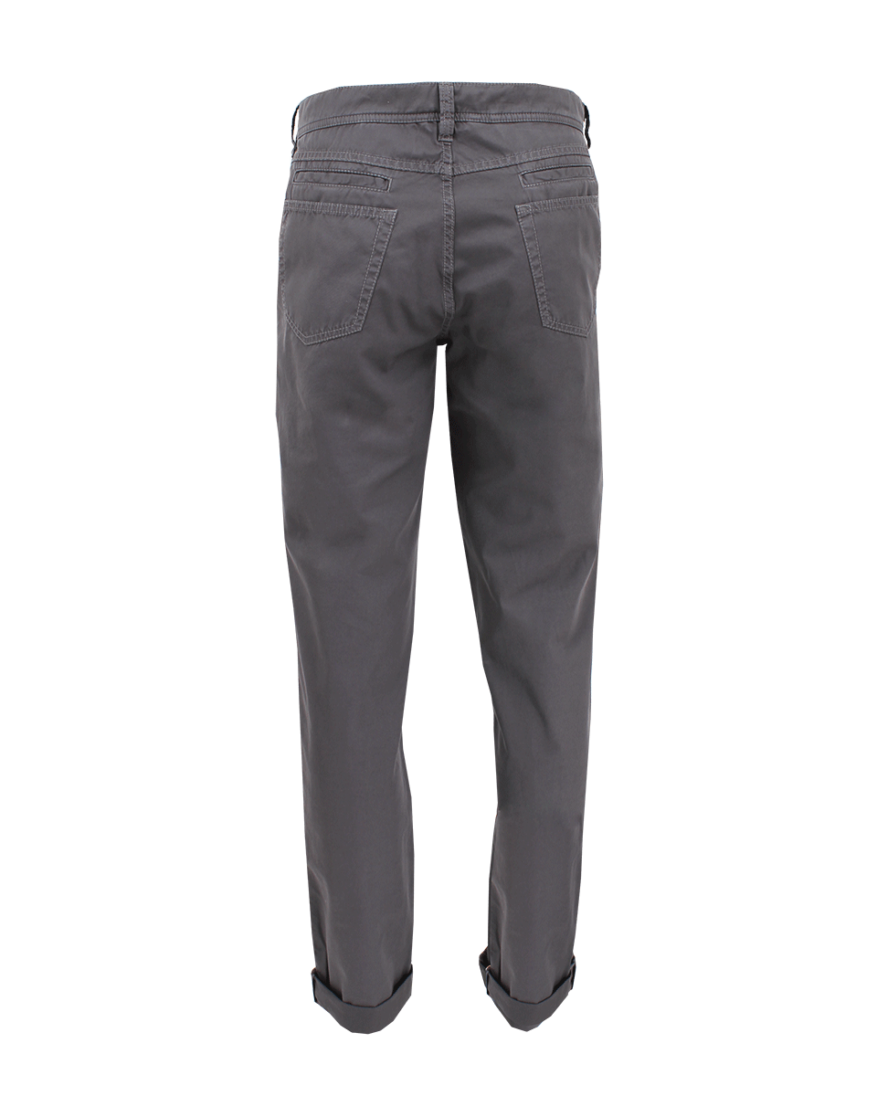 BRUNELLO CUCINELLI-Men's Six Pocket Basic Fit Trouser-