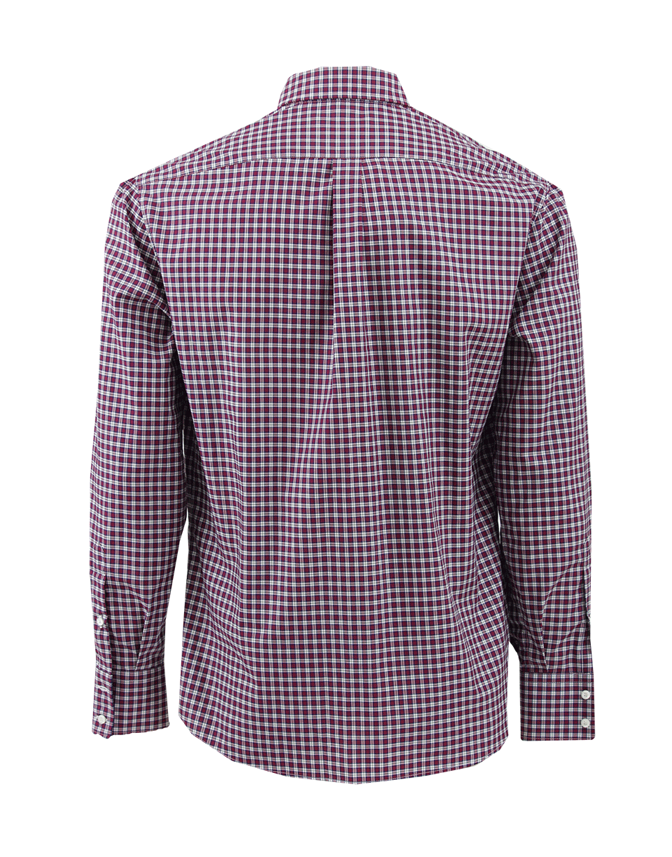 BRUNELLO CUCINELLI-Check Button Down Shirt-