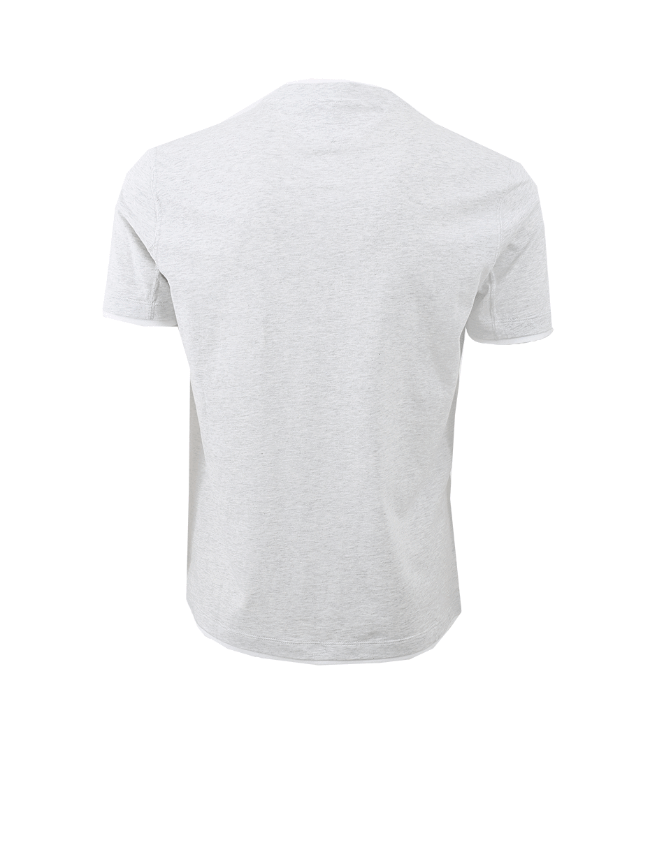 BRUNELLO CUCINELLI-Double Layered Look T-Shirt-