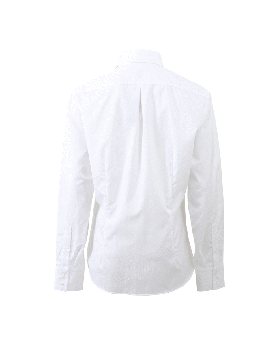 BRUNELLO CUCINELLI-Slim Spread Collar Blouse-