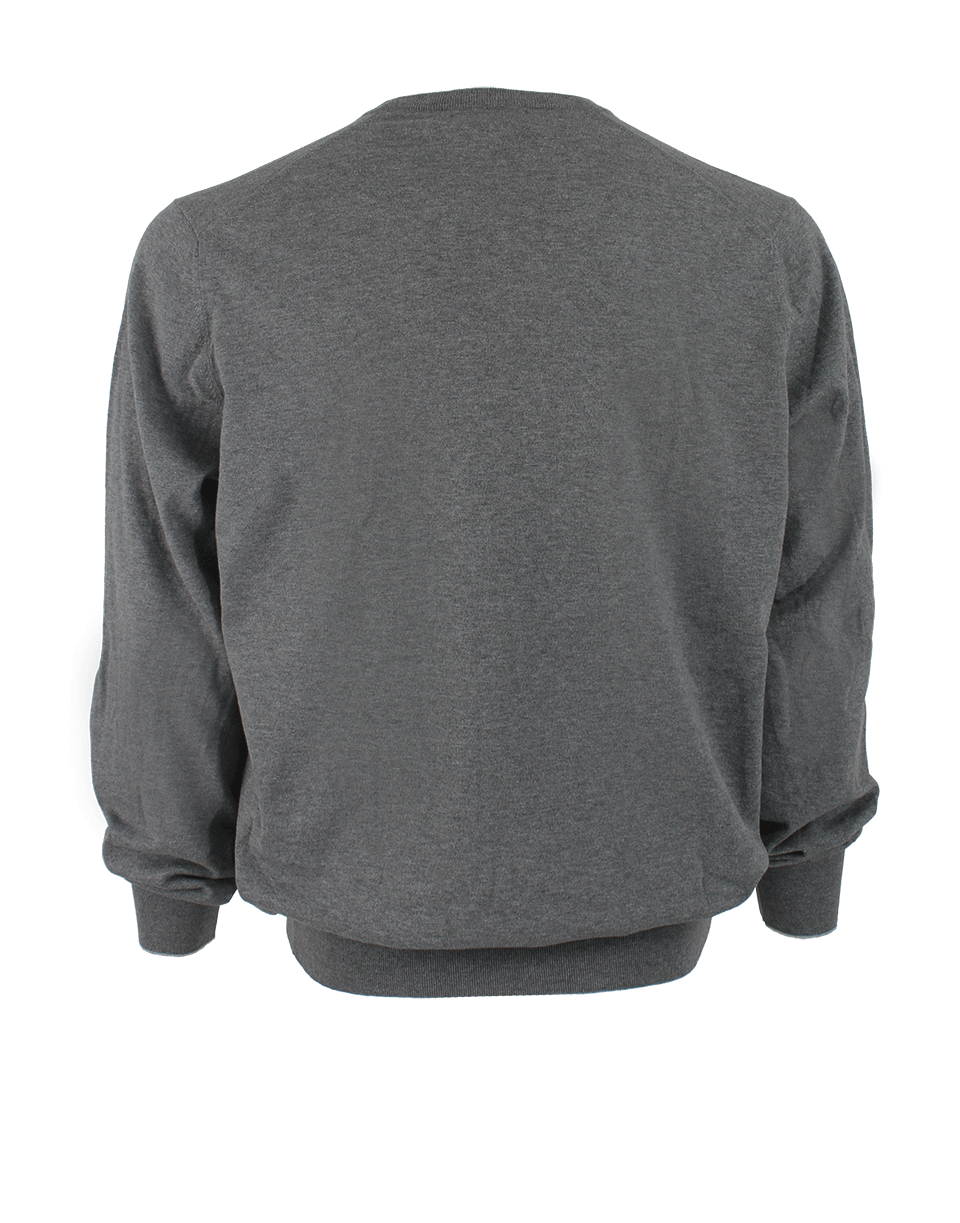 BRUNELLO CUCINELLI-V-Neck Fine Gauge Sweater-