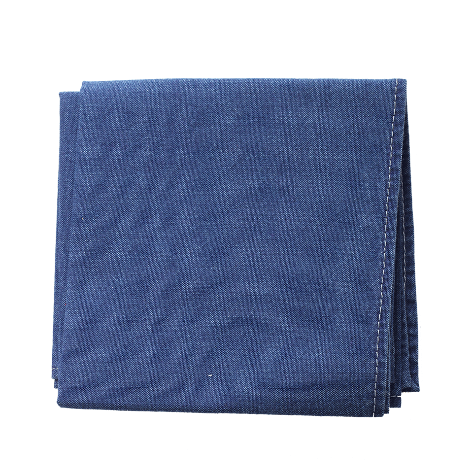 BRUNELLO CUCINELLI-Cotton Pochette-DK DENIM