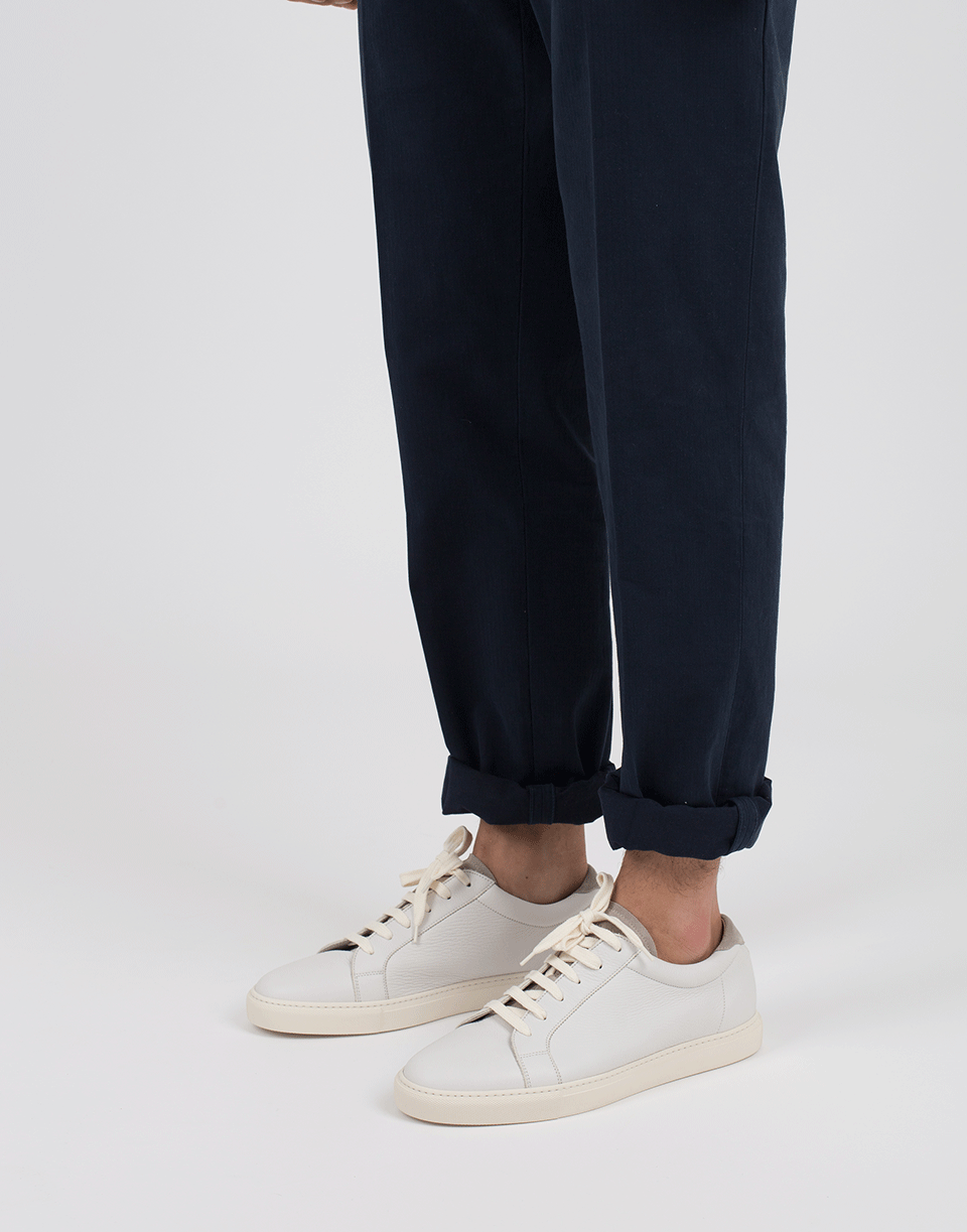 BRUNELLO CUCINELLI-Leather Sneaker-