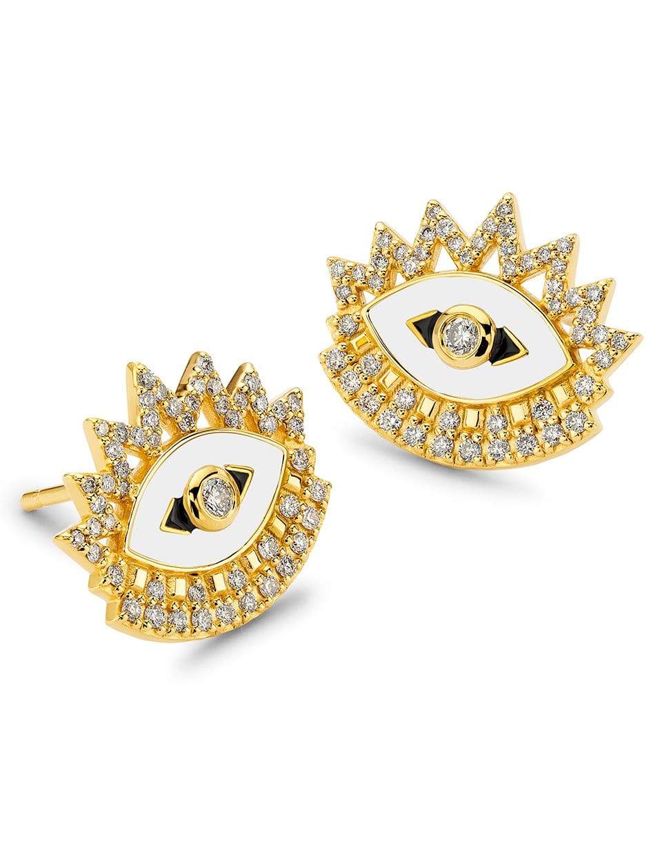 BUDDHA MAMA-Evil Eye Stud Earrings-