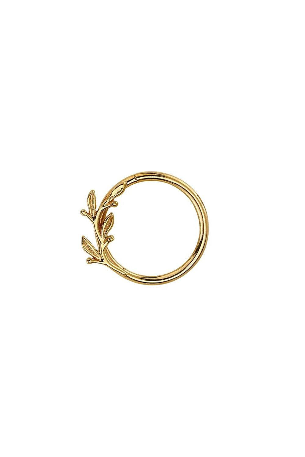 Amity Seam Ear Ring-YELLOW GOLD-3/8-JEWELRYFINE JEWELPIERCING-BVLA