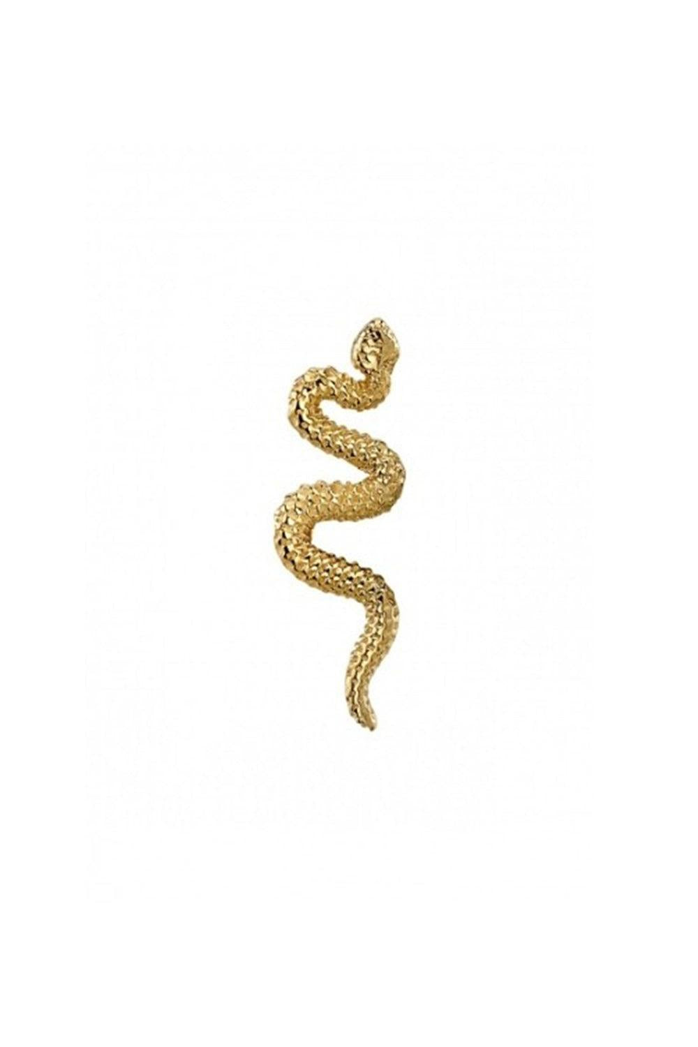 Snake Ear Pin-YELLOW GOLD-LEFT-JEWELRYFINE JEWELPIERCING-BVLA