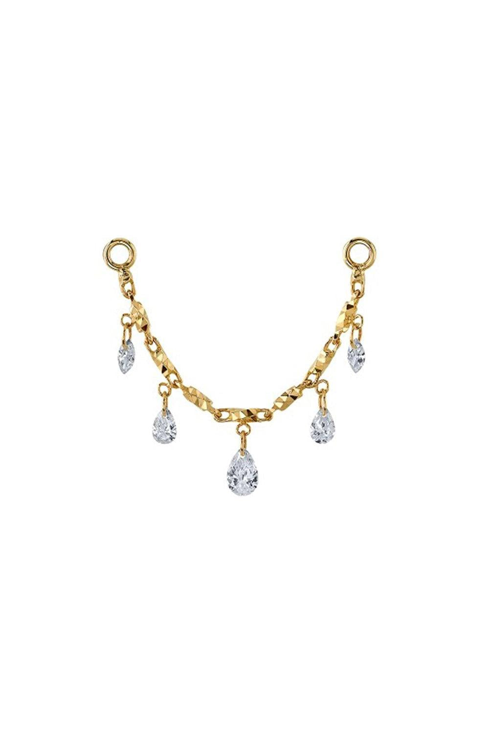 Zeraphine Ear Charm-YELLOW GOLD-JEWELRYFINE JEWELPIERCING-BVLA