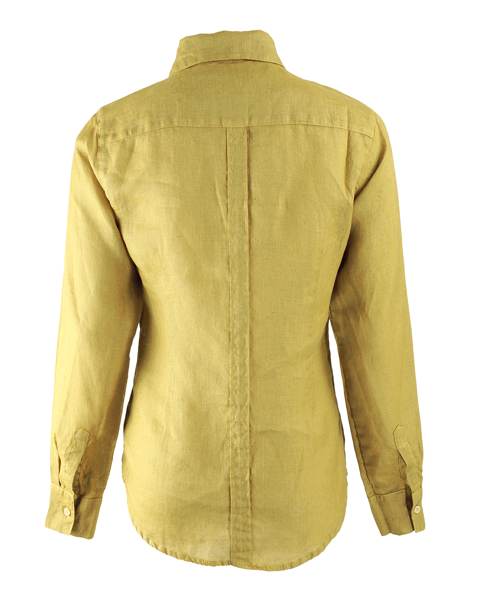 C P SHADES-Long Sleeve Boyfriend Linen Blouse-