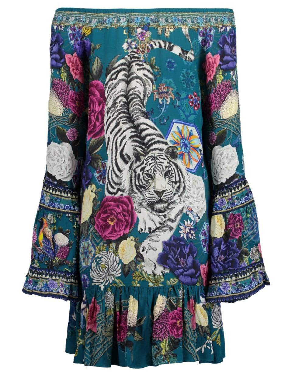 CAMILLA-Lunar Grazing A-Line Frill Dress-