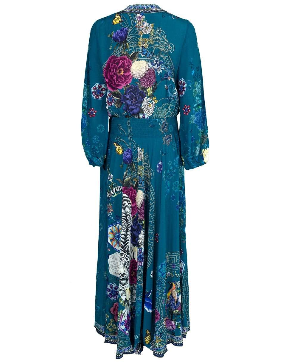 CAMILLA-Lunar Gazing Shirred Relaxed Fit Dress-