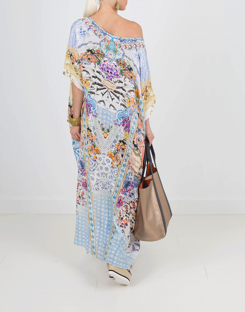 CAMILLA-Round Neck Kaftan-GRLNXTDR