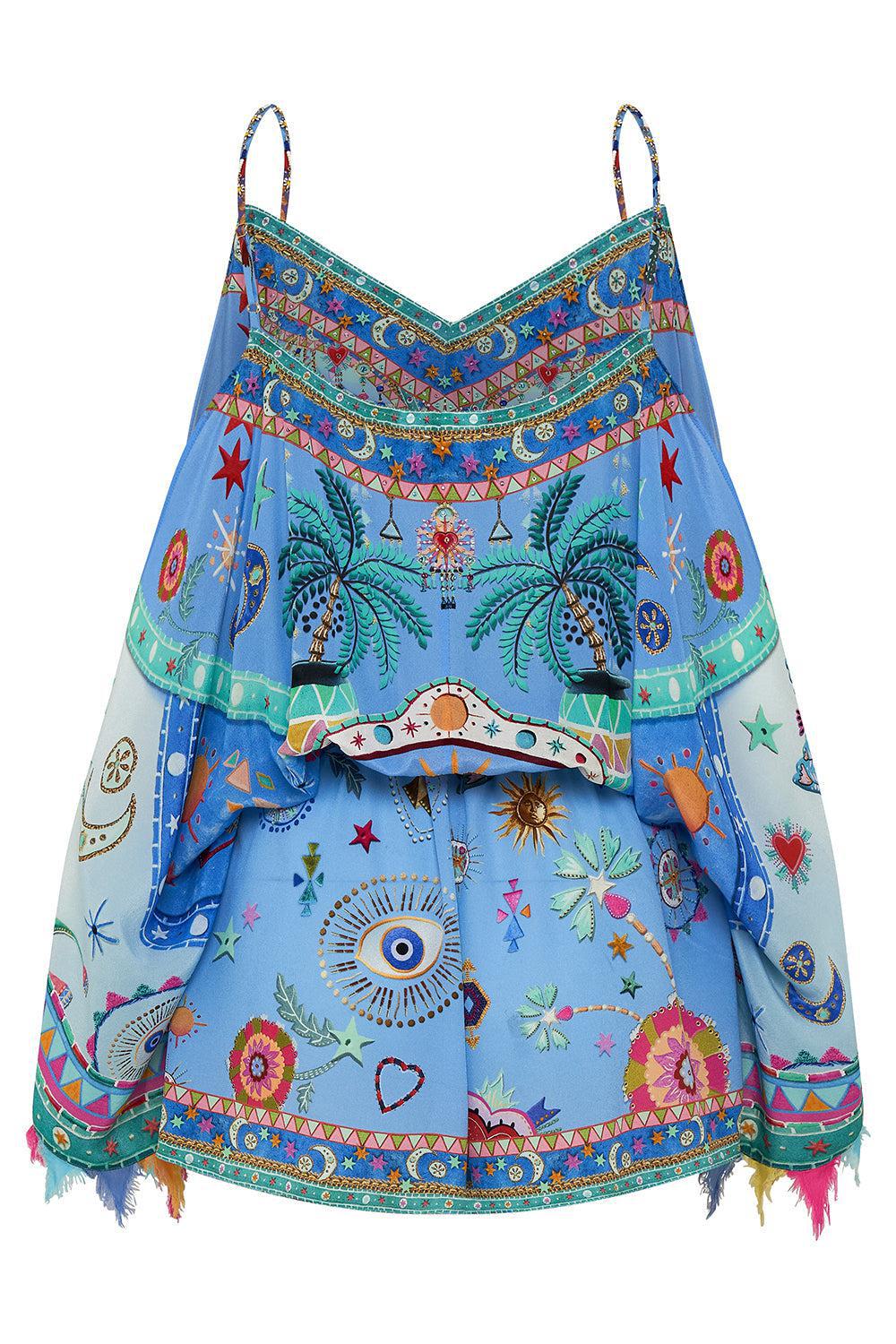 DROP SHOULDER PLAYSUIT-PAINTVIL-XS-CLOTHINGPANTJUMPSUIT-CAMILLA