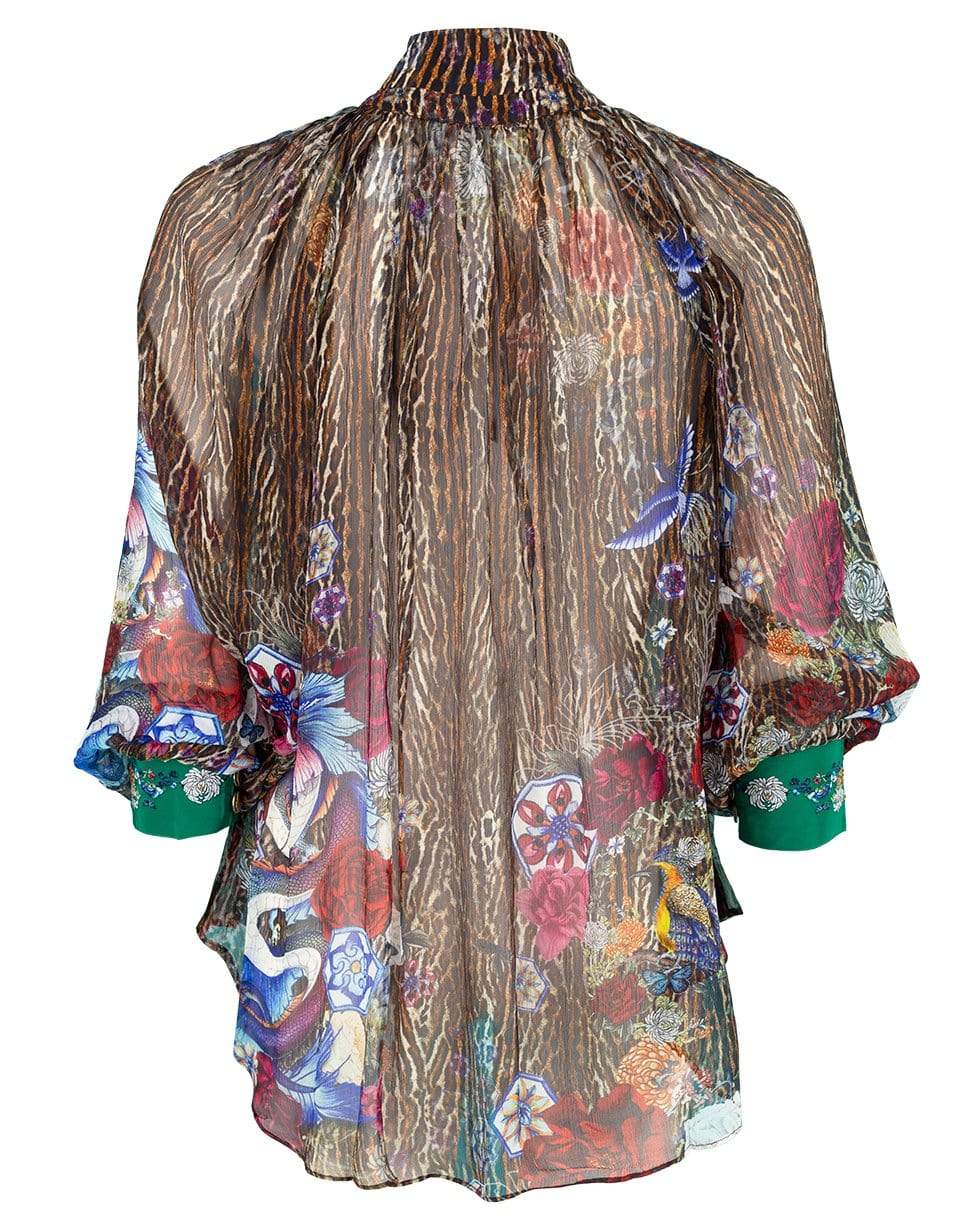 CAMILLA-Jewel of Jupiter Raglan Button Up Shirt-