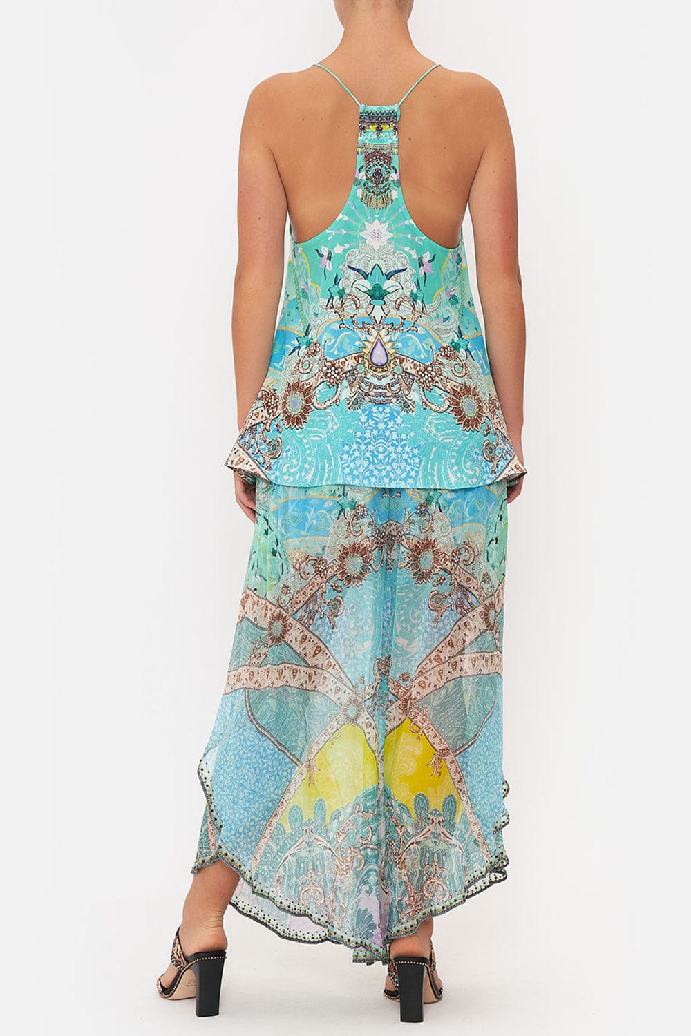 CAMILLA-T Back Shoestring Top-